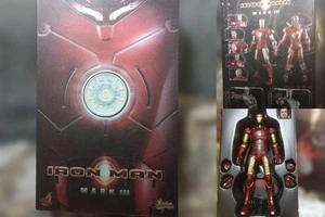 Hot Toys Mark III 3 Iron Man MMS75 1/6 Scale Action Figure Used Rare Japan - Picture 1 of 20