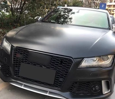 Parrilla de malla de panal para parachoques delantero para Audi A7 a S7 RS7 2012-2015 Foto 1 de 4