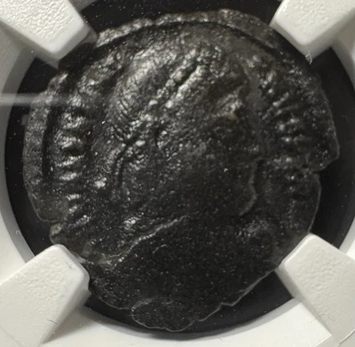 364-375 AD Western Roman Empire AE3 Valentinian I NGC F - Image 1 of 4