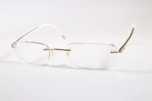 Silhouette Brille 9639 Damen Gold Randlos Titan Eyewear Brille Brillengestell - Bild 1 von 4