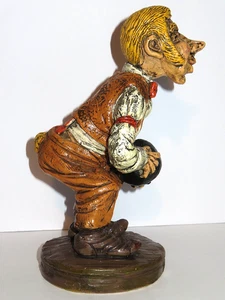Vintage Man Bowling Team Ceramic Figurine Statue 9.5" Artistic Accessories 1958 - Picture 1 of 9