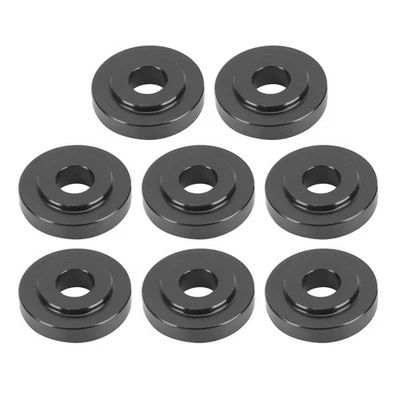 Black 8pcs Aluminum Car Shifter Bushing Set Kit For / - Image 1 of 4