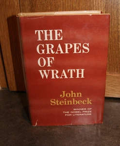 THE GRAPES OF WRATH John Steinbeck 1939 Viking Press 1st US Book Club HCDJ - Bild 1 von 8
