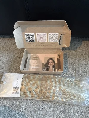 Cabello humano rizado rubio Hetto... cabello humano rubio 14 pulgadas 100 % Remy Foto 1 de 2