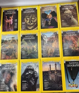 National Geographic Magazine 1978 January-December, Sleeve Back Holder Binder - Picture 1 of 14