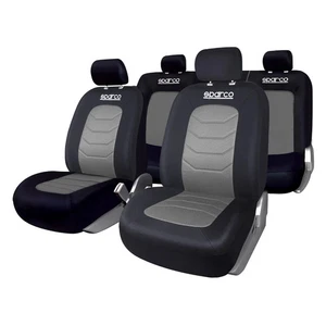SPARCO - Front and Rear Seat Cover Set (Grey) **BRAND NEW & IN STOCK** - Picture 1 of 4