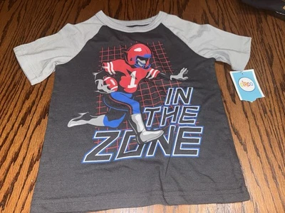 Boys NWT Circo 4T Short Sleeve Tee Football In The Zone - Image 1 of 4