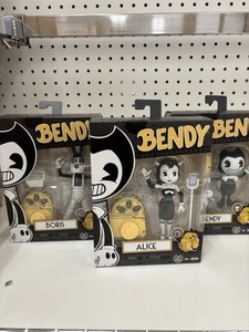 NEW 2025 Jakks Pacific 5" Bendy and the Ink Machine Figures (COMPLETE SET OF 4) - Picture 1 of 2