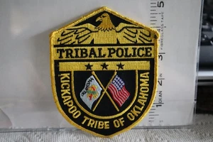 Parche policía india tribal policía kickapoo tribu de oklahoma - Imagen 1 de 1