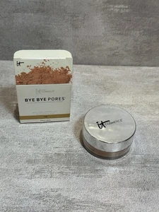 It Cosmetics Bye Bye Pores Tinted Skin Blurring Finishing Powder Tan- NEW - Picture 1 of 5