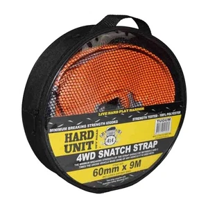 Snatch Strap 4WD Recovery 6,500 kg 60mm x 9m Inc Open Weave Drying Bay - Picture 1 of 4