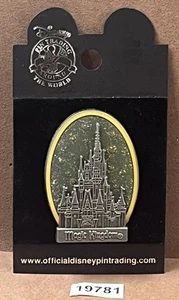 DISNEY WDW 2003 MAGIC KINGDOM CASTLE GLITTER 3D PIN 2003 NEU - Bild 1 von 2