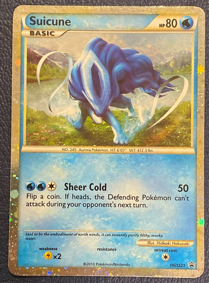 Suicune HGSS21 - Black Star Promo (2010) Holo Rare - LP - Image 1 of 4