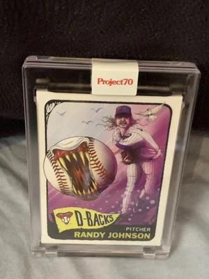 Randy Johnson 2021 Topps Project 70 Alex Pardee #214 Arizona Diamondbacks - Image 1 of 2