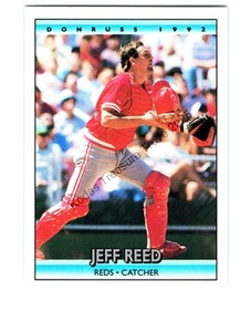 Jeff Reed #451 Cincinnati Reds 1992 Donruss Sehr Gut - Bild 1 von 2