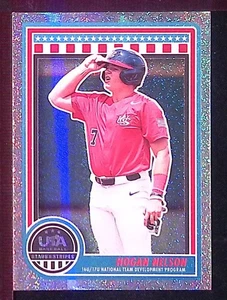 Hogan Nelson 2025 Panini Stars and Stripes USA Baseball Foil #147 *SPECKLE* - Picture 1 of 2