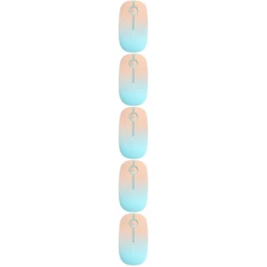 5 Pieces Gradient Color Wireless Mouse Office for Laptop Cordless - Afbeelding 1 van 12