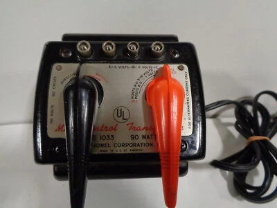 VINTAGE LIONEL #1033 90 WATT TRANSFORMER FULLY SERVICED WORKS GREAT - Image 1 of 4