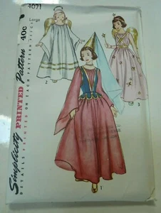 VINTAGE Simplicity Costume Pattern 4071 Angel, Princess, Fairy Dress size Large - Picture 1 of 2
