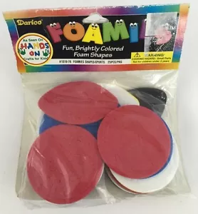 Scrapbooking Sports Shapes Football Soccer Red Blue Yellow White Black 25 Pc - Picture 1 of 12