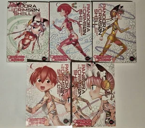 5 x Pandora in the Crimson Shell Ghost Urn Volume 14 15 16 17 18 English Manga - Picture 1 of 8