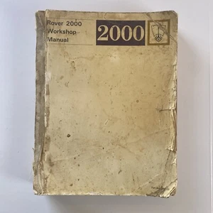 Rover 2000 Workshop Manual (1967) Vintage Car Book, Vehicle Owners Guide - Bild 1 von 13