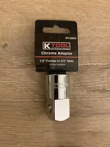 Adaptador de enchufe macho K Tool International KTI-22075 1/2"" hembra a 3/4 - Imagen 1 de 6