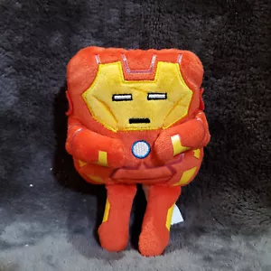 Marvel Avengers Iron Man Clip On Square Plush, 6" - Picture 1 of 8