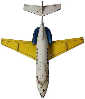 DINKY TOYS HAWKER SIDDELEY 125 723 MECCANO LTD, VINT ENML PNTD DIECAST TOY PLANE - Image 1 of 4