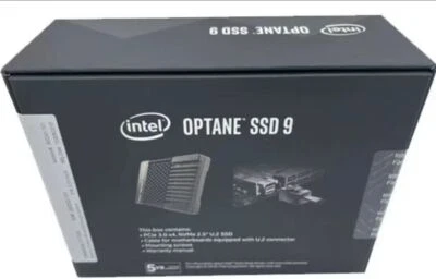 New Intel SSD 9 U.2 905P 960GB Series Optane SSDPE21D960GAX1 Solid State Drive - Image 1 of 3