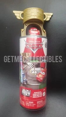 DISNEY PIXAR CARS MINI RACERS LIGHTNING MCQUEEN PISTON CUP PLAYSET SHIP $15+ - Image 1 of 3