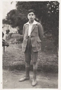 Antique BOY PHOTO Greece handsome teenage boy young gentleman fashion +7889Y - Picture 1 of 3