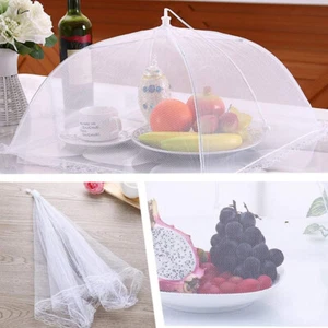 Kitchen Food Cover Fold Tent Camp Cake Covers Umbrella Mesh Net Mosquito Home - Picture 1 of 16