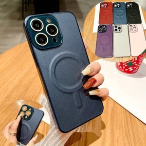 Shockproof Slim PC Mag Safe Full Cover Lens Case For iPhone 15 Pro Max 14 13 Pro - Bild 1 von 20