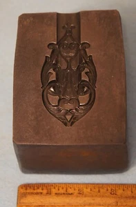 1914 Fraternal SWORD SCABBARD DRAG Tiny Hearts STEEL STAMPING DIE MC53 MC Lilley - Picture 1 of 4