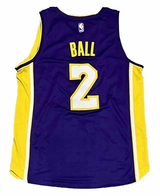 Lonzo Ball — Camiseta deportiva de fanáticos de Los Angeles Lakers — Talla mediana para hombre Foto 1 de 4