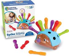 Learning Resources Spike the Fine Motor Hedgehog 14 Pieces, Ages 18+ Months 
