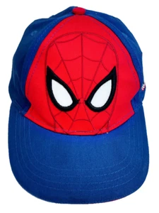 Ultimate Spiderman Marvel Blue Boys Youth Hat Hook & Loop Adjustable Cap - Picture 1 of 8