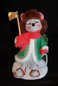 Vintage Annalee Mouse Cutting Christmas Tree Axe 12" Store Exclusive #05 - Picture 1 of 5