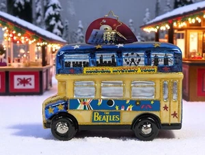 Christopher Radko - Christmas Ornament - Magical Mystery Bus - The Beatles - Picture 1 of 16
