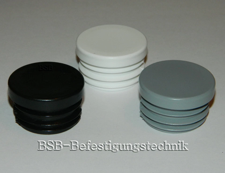 Lamellenstopfen Rund farbig Endkappen Rohrstopfen Kappen Rohrkappen Stopfen - Bild 1 von 1