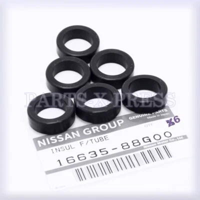 JUEGO AISLADOR INYECTOR DE COMBUSTIBLE ORIGINAL OEM NISSAN INFINITI NUEVO DE 16635-88G00 6 PIEZAS Foto 1 de 4