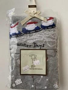NWT Baby Gap Toddler Polar Bears Long Sleeve Top And Bottom Pajamas Size 3 Years - Picture 1 of 3