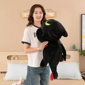 Miniso Little BLACK Flying Dragon Plush Toy Party Models Doll Pillow Girls B - Picture 1 of 4