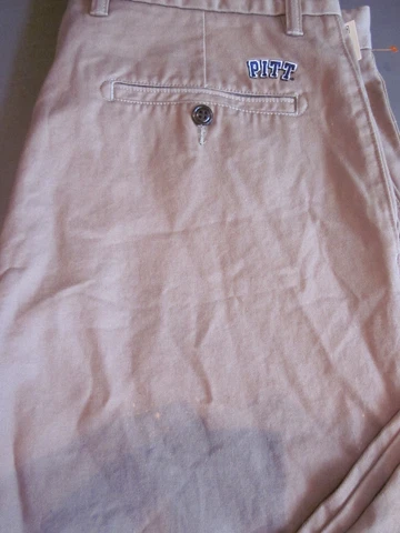 NWT DOCKERS GAME DAY KHAKI PANTS - PITT PITTSBURGH PANTHERS - BEIGE 36X34 Cover