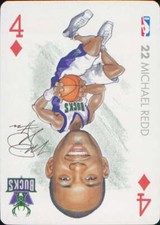 2004-05 All Pro Playing Cards #4 Michael Redd Milwaukee Bucks
