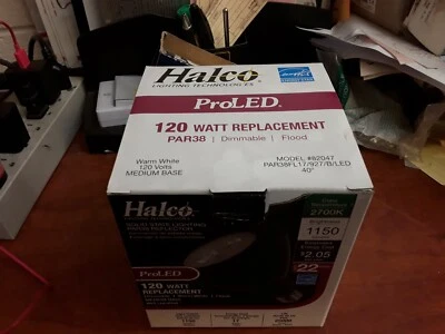 Halco ProLED 120W PAR38 Dimmable Flood - Image 1 of 4