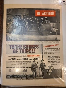 1942 Magazine Movie Ad "To the Shores of Tripoli - Picture 1 of 2