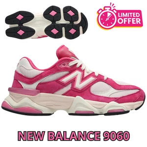 New Balance 9060 Pink White Sneakers Uomo Donna Unisex Taglie 36-45 Nuove 2024 - Imagen 1 de 8