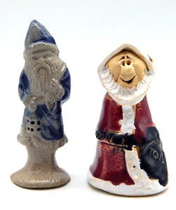 LOTTO 2 CERAMICHE FIRMATE BABBO NATALE ARTIGIANALI USA anni 90 E Europa anni 70 (CF139) - Foto 1 di 15